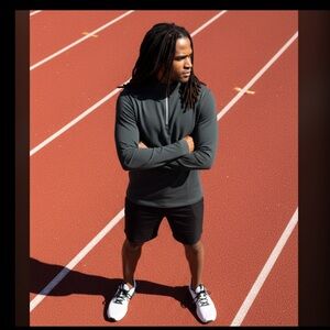 FAHERTY Sweater Fleece 1/4 Zip Collar Golf Lightweight Gray Hike XS